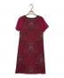 VIVIENNE TAM (ヴィヴィアンタム) 半袖ワンピース レッド：6000円