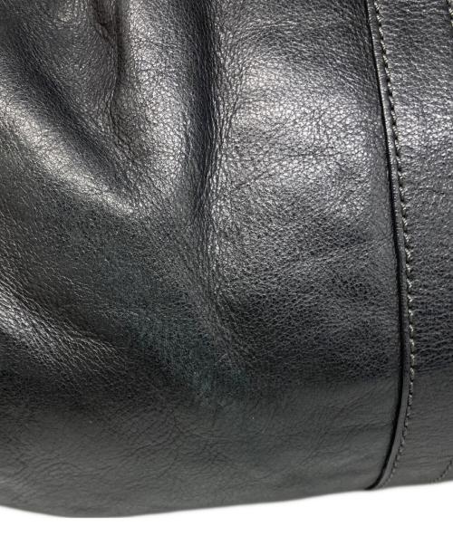 COACH（コーチ）COACH (コーチ) エルゴレザープリーテッドホーボー. ショルダーバッグ ブラックの古着・服飾アイテム