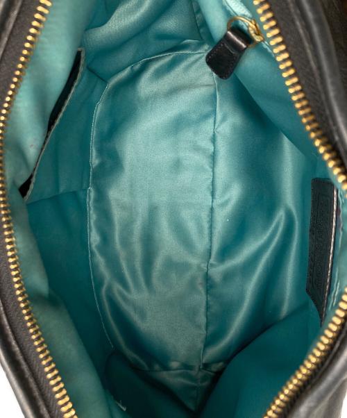 COACH（コーチ）COACH (コーチ) エルゴレザープリーテッドホーボー. ショルダーバッグ ブラックの古着・服飾アイテム