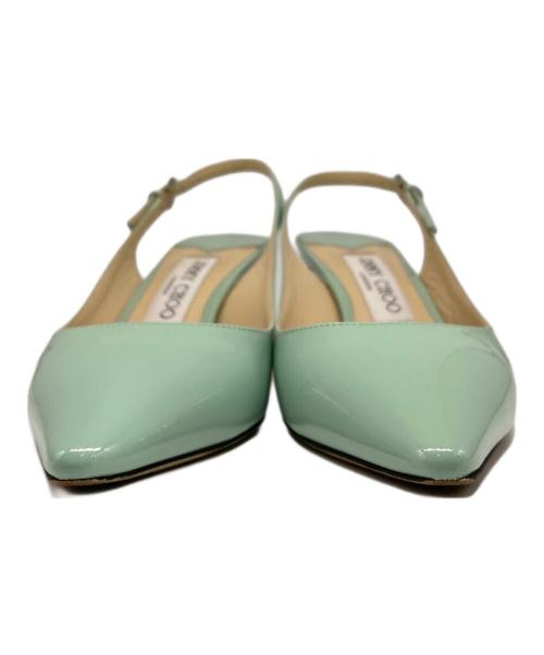 JIMMY CHOO（ジミーチュウ）JIMMY CHOO (ジミーチュウ) ポインテッドトゥパンプス ミントグリーン サイズ:35 1/2の古着・服飾アイテム