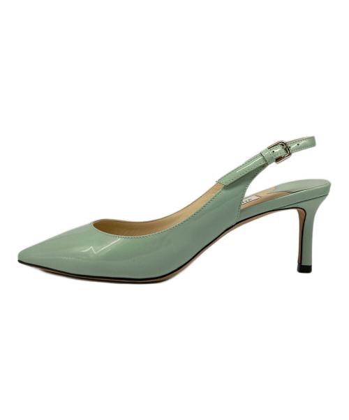 JIMMY CHOO（ジミーチュウ）JIMMY CHOO (ジミーチュウ) ポインテッドトゥパンプス ミントグリーン サイズ:35 1/2の古着・服飾アイテム