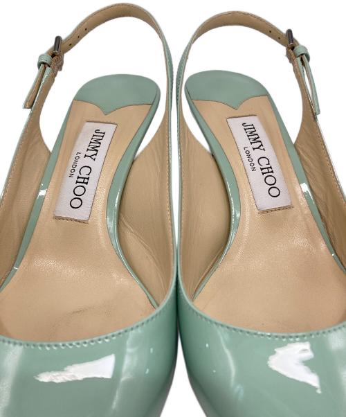 JIMMY CHOO（ジミーチュウ）JIMMY CHOO (ジミーチュウ) ポインテッドトゥパンプス ミントグリーン サイズ:35 1/2の古着・服飾アイテム
