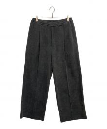 MAISON SPECIAL（メゾンスペシャル）の古着「Chenille Yarn Corduroy Prime-Wide Easy Pants」｜グレー