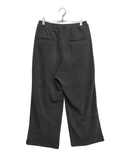 MAISON SPECIAL（メゾンスペシャル）MAISON SPECIAL (メゾンスペシャル) Chenille Yarn Corduroy Prime-Wide Easy Pants グレー サイズ:1の古着・服飾アイテム