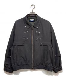 MAISON SPECIAL（メゾンスペシャル）の古着「Yoke Rivets Prime-Over Blouson / ヨークリベットプライムオーバーブルゾン」｜グレー