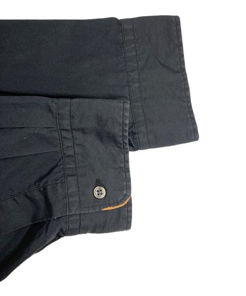 Graphpaper（グラフペーパー）Graphpaper (グラフペーパー) Broad L/S Oversized Regular Collar Shirt ブラック サイズ:FREEの古着・服飾アイテム