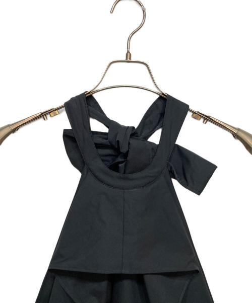 cygne（シーニュ）cygne (シーニュ) バックリボントップス ブラック サイズ:FREEの古着・服飾アイテム