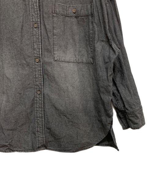 Spick and Span（スピック＆スパン）Spick and Span (スピック＆スパン) バンドカラーボックスダンガリーシャツ グレー サイズ:FREEの古着・服飾アイテム