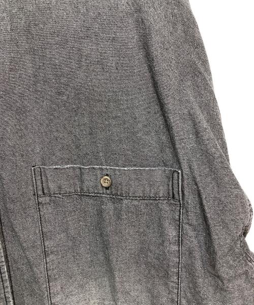 Spick and Span（スピック＆スパン）Spick and Span (スピック＆スパン) バンドカラーボックスダンガリーシャツ グレー サイズ:FREEの古着・服飾アイテム