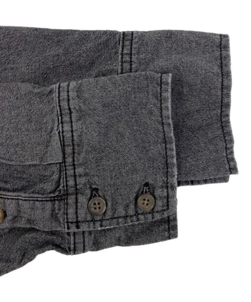 Spick and Span（スピック＆スパン）Spick and Span (スピック＆スパン) バンドカラーボックスダンガリーシャツ グレー サイズ:FREEの古着・服飾アイテム