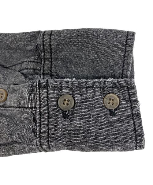 Spick and Span（スピック＆スパン）Spick and Span (スピック＆スパン) バンドカラーボックスダンガリーシャツ グレー サイズ:FREEの古着・服飾アイテム