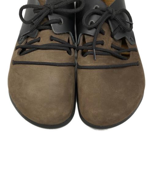 BIRKENSTOCK（ビルケンシュトック）BIRKENSTOCK (ビルケンシュトック) モンタナレザーシューズ ブラック×ブラウン サイズ:26.5cmの古着・服飾アイテム