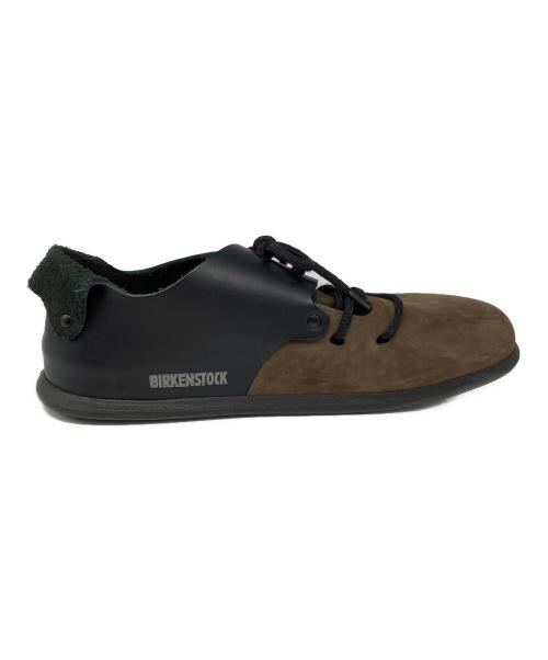 BIRKENSTOCK（ビルケンシュトック）BIRKENSTOCK (ビルケンシュトック) モンタナレザーシューズ ブラック×ブラウン サイズ:26.5cmの古着・服飾アイテム