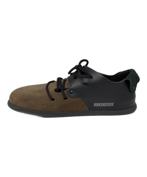 BIRKENSTOCK（ビルケンシュトック）BIRKENSTOCK (ビルケンシュトック) モンタナレザーシューズ ブラック×ブラウン サイズ:26.5cmの古着・服飾アイテム