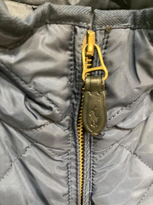 POLO RALPH LAUREN（ポロ・ラルフローレン）POLO RALPH LAUREN (ポロ・ラルフローレン) キルティングスイングトップ ネイビー サイズ:Lの古着・服飾アイテム