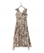 ）の古着「Floral Cut-Out Long Dress」｜ホワイト