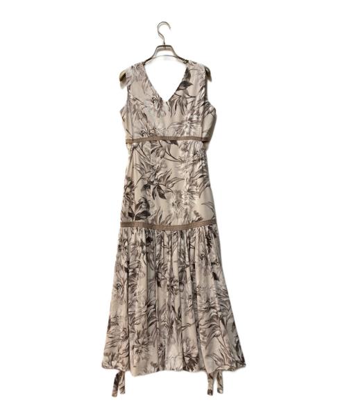 HER LIP TO（ハーリップトゥ）HER LIP TO (ハーリップトゥ) Floral Cut-Out Long Dress ホワイト サイズ:M 未使用品の古着・服飾アイテム