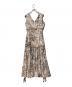 HER LIP TO (ハーリップトゥ) Floral Cut-Out Long Dress ホワイト サイズ:M 未使用品：9000円