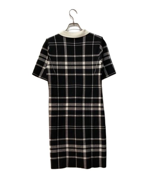 HER LIP TO（ハーリップトゥ）HER LIP TO (ハーリップトゥ) Trois Logo Knit Mini Dress ブラック サイズ:Mの古着・服飾アイテム