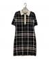 HER LIP TO（ハーリップトゥ）の古着「Trois Logo Knit Mini Dress」｜ブラック