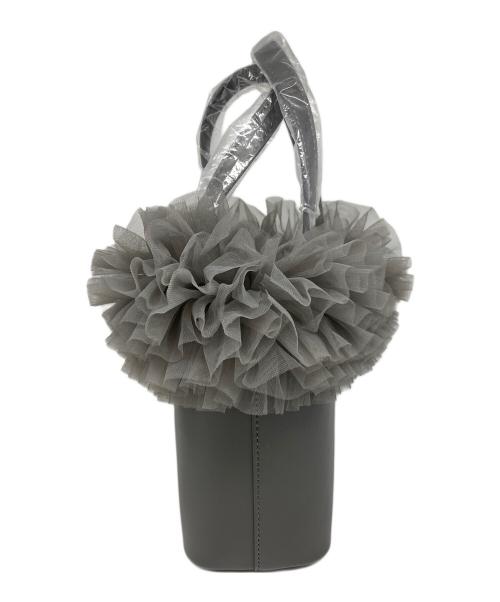 Lily Brown（リリーブラウン）Lily Brown (リリーブラウン) チュール切り替えトート グレー 未使用品の古着・服飾アイテム