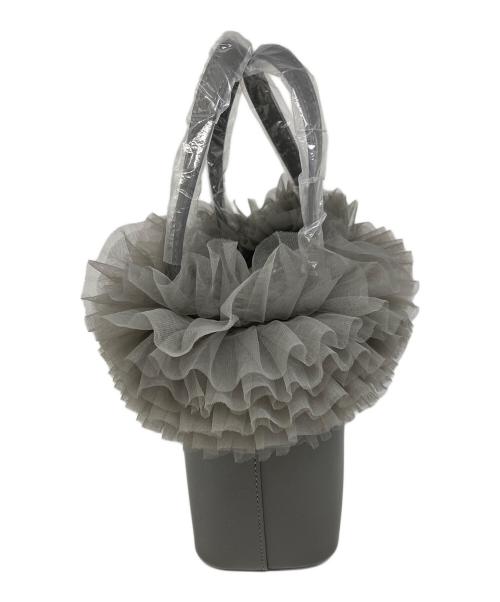 Lily Brown（リリーブラウン）Lily Brown (リリーブラウン) チュール切り替えトート グレー 未使用品の古着・服飾アイテム