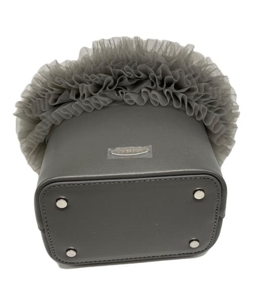 Lily Brown（リリーブラウン）Lily Brown (リリーブラウン) チュール切り替えトート グレー 未使用品の古着・服飾アイテム