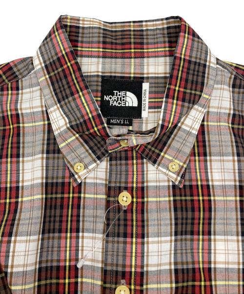 THE NORTH FACE（ザ ノース フェイス）THE NORTH FACE (ザ ノース フェイス) チェックプルオーバーシャツ ブラウン サイズ:LL 未使用品の古着・服飾アイテム