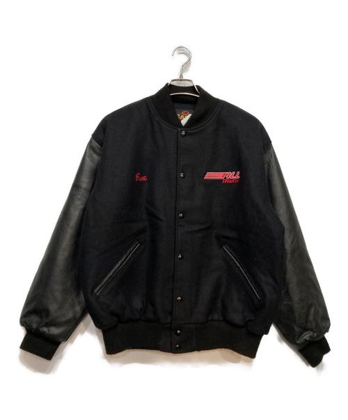 GAME SPORTSWEAR（ゲームスポーツウェア）GAME SPORTSWEAR (ゲームスポーツウェア) Varsity Jacket ブラック サイズ:Lの古着・服飾アイテム