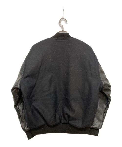 GAME SPORTSWEAR（ゲームスポーツウェア）GAME SPORTSWEAR (ゲームスポーツウェア) Varsity Jacket ブラック サイズ:Lの古着・服飾アイテム