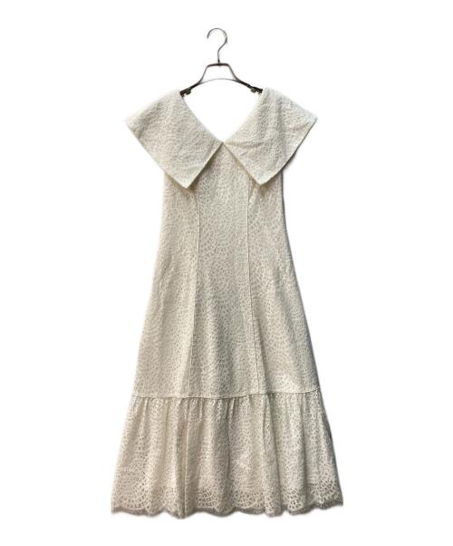 HER LIP TO（ハーリップトゥ）HER LIP TO (ハーリップトゥ) Como Back Lace-Up Dres ホワイト サイズ:Sの古着・服飾アイテム
