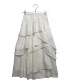 CADUNEカデュネ）の古着「スカート」｜ホワイト