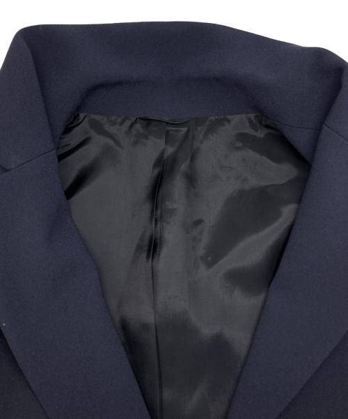 ANAYI（アナイ）ANAYI (アナイ) トリアセジョーゼットベルト付き ジャケット ネイビー サイズ:34の古着・服飾アイテム