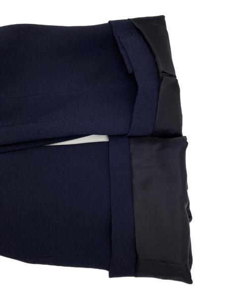 ANAYI（アナイ）ANAYI (アナイ) トリアセジョーゼットベルト付き ジャケット ネイビー サイズ:34の古着・服飾アイテム