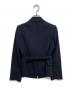 ANAYI (アナイ) トリアセジョーゼットベルト付き ジャケット ネイビー サイズ:34：25000円