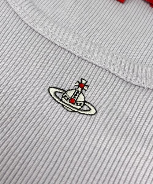 Vivienne Westwood RED LABEL（ヴィヴィアンウエストウッドレッドレーベル）Vivienne Westwood RED LABEL (ヴィヴィアンウエストウッドレッドレーベル) ノースリーブカットソー パープル サイズ:00の古着・服飾アイテム