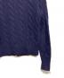 POLO RALPH LAUREN (ポロ・ラルフローレン) カシミヤ混ケーブルニットカーディガン ネイビー サイズ:S：8000円