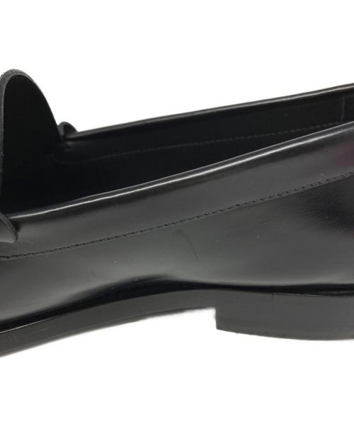 CELINE（セリーヌ）CELINE (セリーヌ) トリオンフレザーローファー ブラック サイズ:41の古着・服飾アイテム