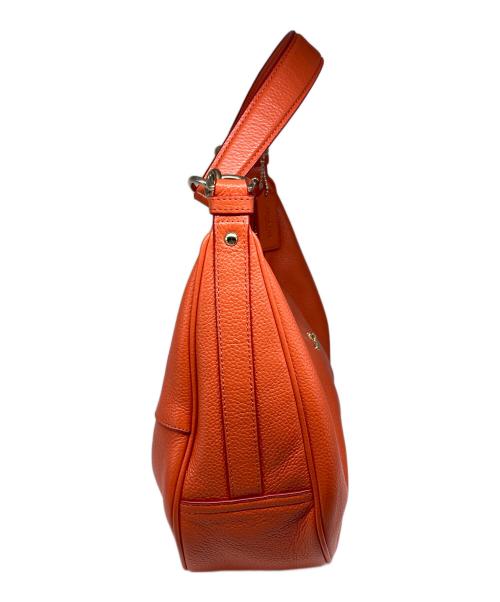 COACH（コーチ）COACH (コーチ) ハーレーホーボーレザーワンショルダーバッグ オレンジの古着・服飾アイテム