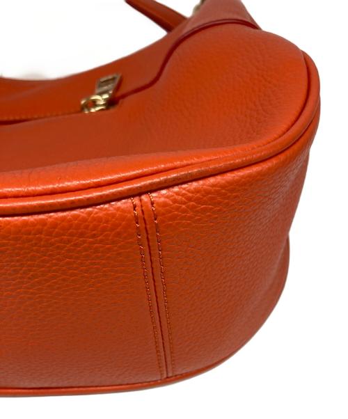 COACH（コーチ）COACH (コーチ) ハーレーホーボーレザーワンショルダーバッグ オレンジの古着・服飾アイテム