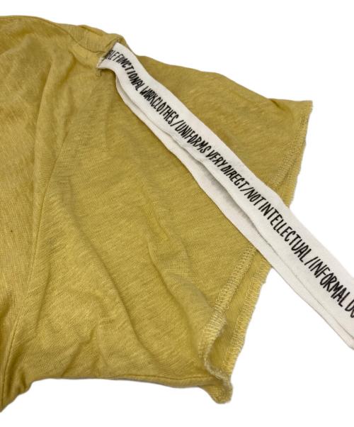 MM6 Maison Margiela（エムエムシックスメゾンマルジェラ）MM6 Maison Margiela (エムエムシックスメゾンマルジェラ) 半袖カットソー イエロー サイズ:Ｓの古着・服飾アイテム