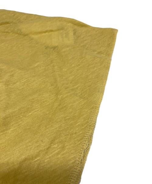 MM6 Maison Margiela（エムエムシックスメゾンマルジェラ）MM6 Maison Margiela (エムエムシックスメゾンマルジェラ) 半袖カットソー イエロー サイズ:Ｓの古着・服飾アイテム