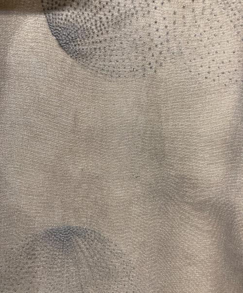 yohji yamamoto+noir（ヨウジヤマモトプリュスノアール）yohji yamamoto+noir (ヨウジヤマモトプリュスノアール) フレアスカート ベージュ×ブラック サイズ:3の古着・服飾アイテム