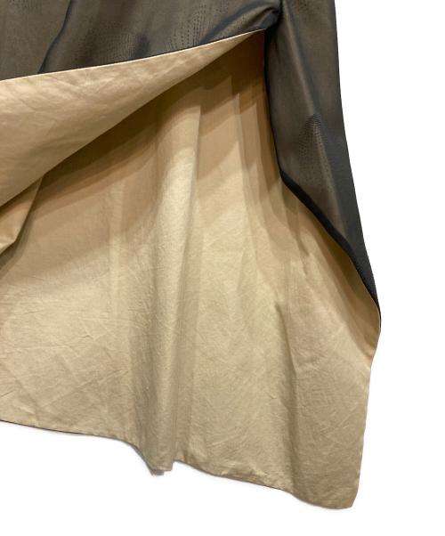 yohji yamamoto+noir（ヨウジヤマモトプリュスノアール）yohji yamamoto+noir (ヨウジヤマモトプリュスノアール) フレアスカート ベージュ×ブラック サイズ:3の古着・服飾アイテム