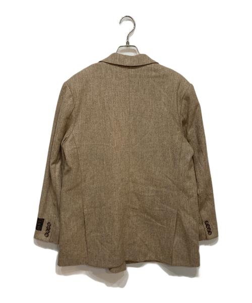 MIESROHE（ミースロエ）MIESROHE (ミースロエ) ツイードダブルジャケット ベージュの古着・服飾アイテム