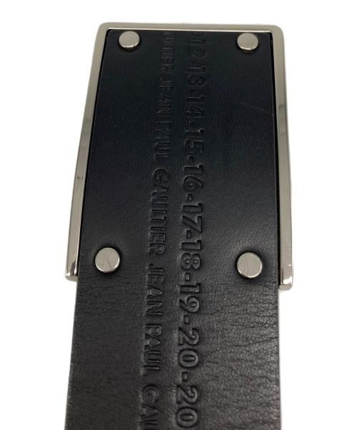 Jean Paul GAULTIER（ジャンポールゴルチェ）Jean Paul GAULTIER (ジャンポールゴルチェ) レザーベルト ブラックの古着・服飾アイテム