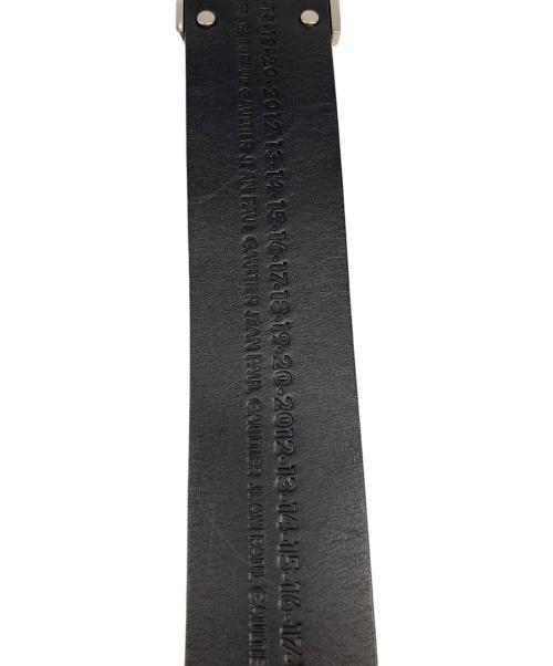 Jean Paul GAULTIER（ジャンポールゴルチェ）Jean Paul GAULTIER (ジャンポールゴルチェ) レザーベルト ブラックの古着・服飾アイテム