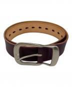 Y'sワイズ）の古着「レザーベルト」｜パープル