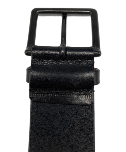 Yohji Yamamoto pour homme（ヨウジヤマモト プールオム）Yohji Yamamoto pour homme (ヨウジヤマモト プールオム) レザーベルト ブラックの古着・服飾アイテム