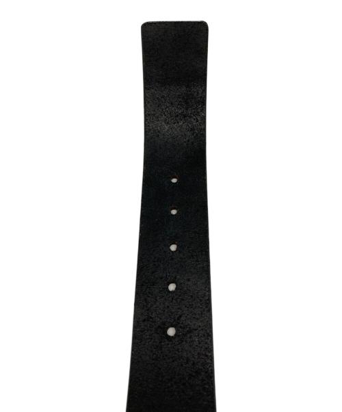 Yohji Yamamoto pour homme（ヨウジヤマモト プールオム）Yohji Yamamoto pour homme (ヨウジヤマモト プールオム) レザーベルト ブラックの古着・服飾アイテム